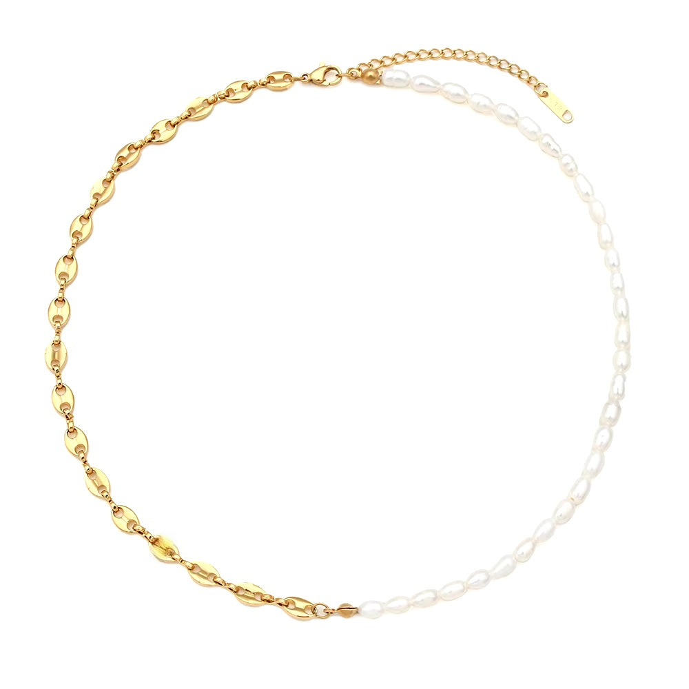 Shiso Pearl Chain Choker